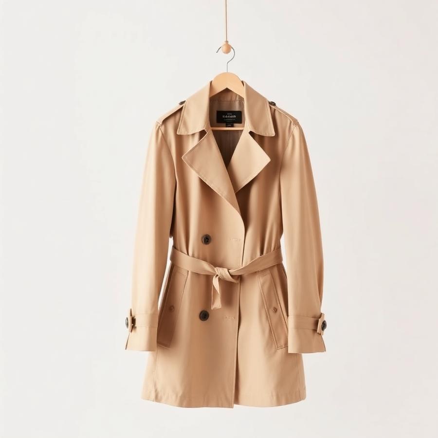 Trench Coat Bege Clássico