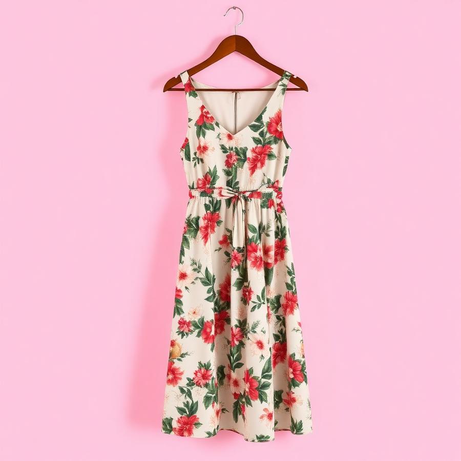 Vestido Midi Floral